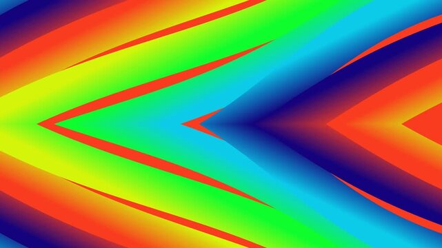 Vibrant Gradient Abstract Art Colorful Chevrons Dynamic Background