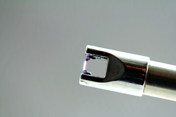 close up of a plasma lighter