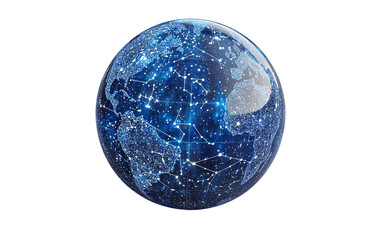 Astronomy and Space Concept with Etched Glowing Stars