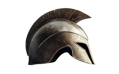 Ancient Corinthian Warrior Helmet with Patina Finish