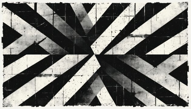 Diagonal stripe starburst pattern