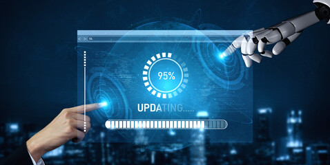AI accelerates knowledge growth with smart training tools, virtual learning assistants, and software updates for competitive digital advantage. Vouch © InfiniteFlow