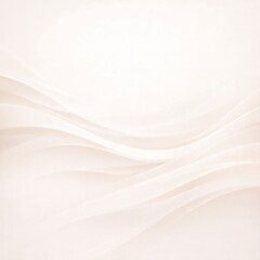 Obraz premium Pale Cream Silk Wave Luxury Background with Soft High Key Glow 