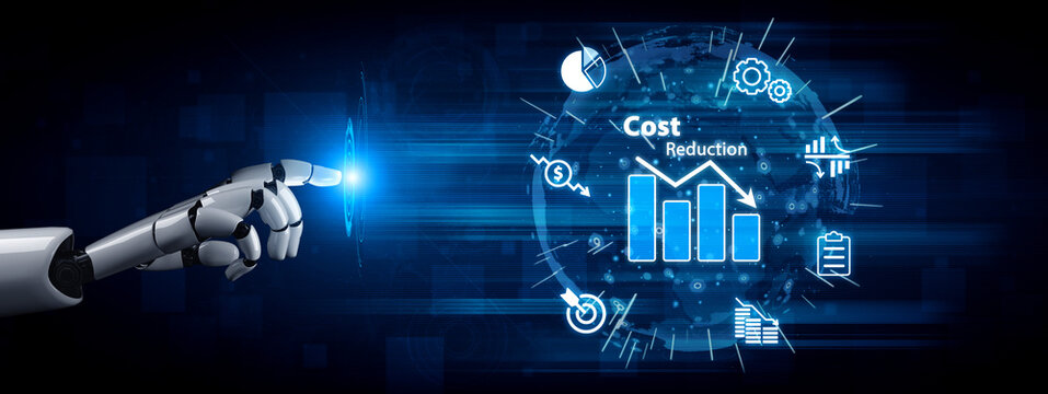 AI artificial intelligence drives cost-saving initiatives via process automation, virtual resource tracking, and intelligent systems for optimized financial performance. Vouch