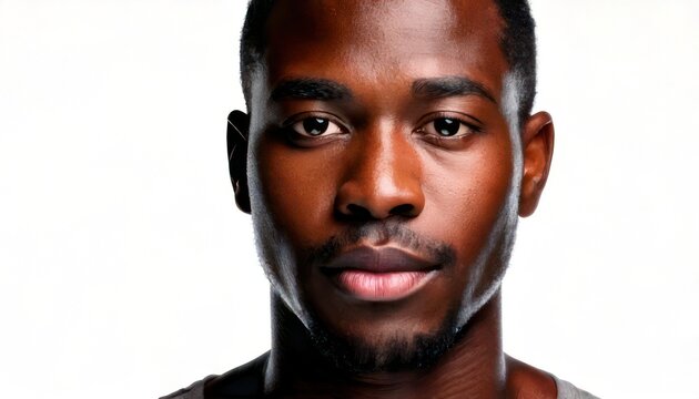 Portrait of a Young African Man.