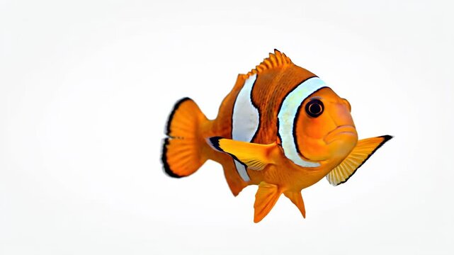 Gemini berkata

Isolated vector illustration of a tropical orange clownfish swimming in a marine reef underwater, featuring an exotic red fish on both black and white backgrounds