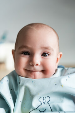portrait of happy infant