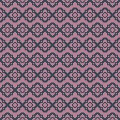 Fototapeta premium Sophisticated mauve and charcoa geometric seamless pattern. This elegant tileable mosaic design is ideal for professional branding, luxury wallpaper, and modern interior accents