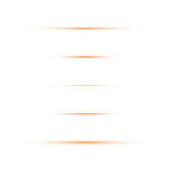 Obraz premium Futuristic Orange Light Streaks and Horizontal HUD Dividers for Sci-Fi UI Design