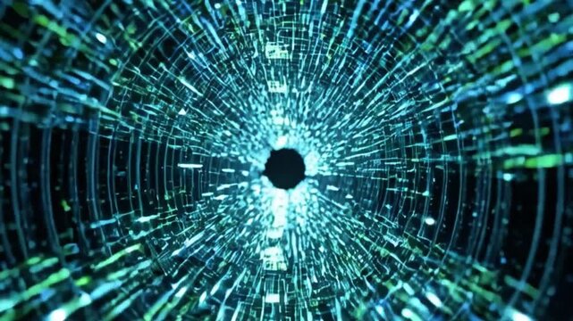 Encrypted Data Tunnel Visualization