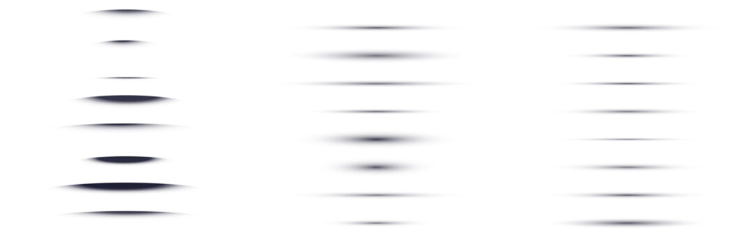 Realistic horizontal shadow effects and page curl dividers for minimalist web UI design
