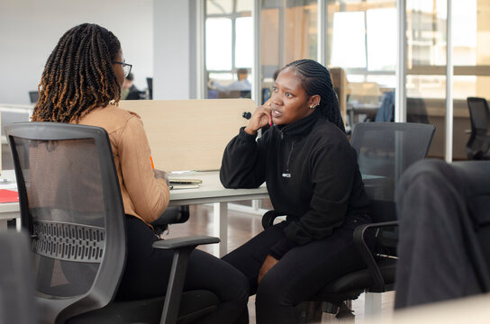 business colleague conversation 