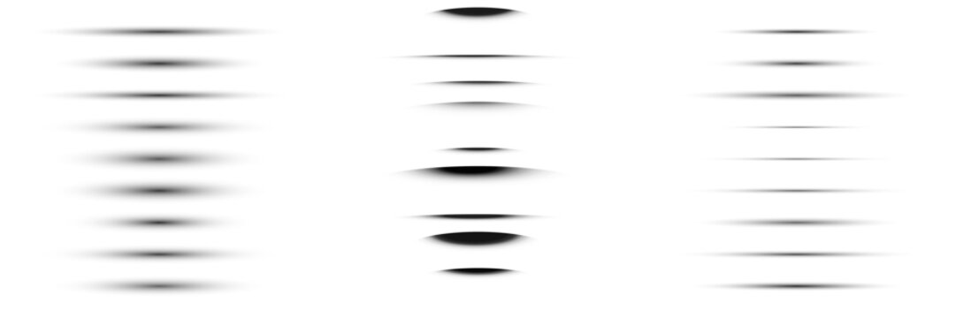 Realistic Soft Shadow Dividers for Minimalist Web Interface and Product Mockup Design