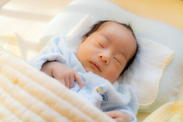 赤ちゃんの寝顔