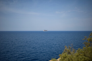 Obraz premium View of Filfla Island from Wied iż-Żurrieq, Malta