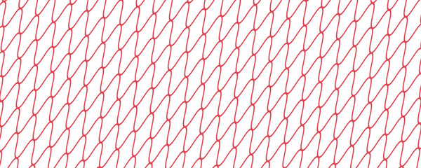 Mesh texture for fishing net. Seamless pattern for sportswear or football gates, volleyball net, basketball hoop, hockey, athletics. Abstract net background for sport. Vector © inayah