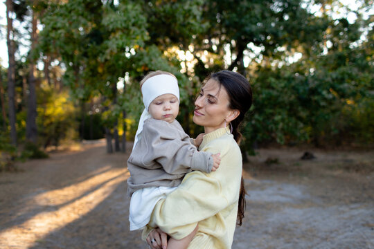 portrait of a mother with a child