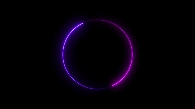 Abstract beautiful neon loading bar animated background. Spectrum looped animation.