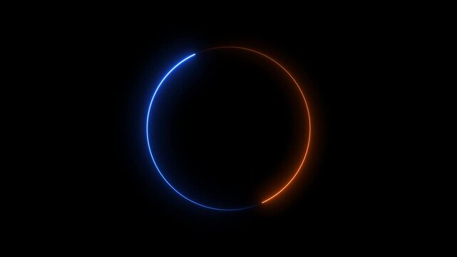 Abstract beautiful neon loading bar animated background. Spectrum looped animation.