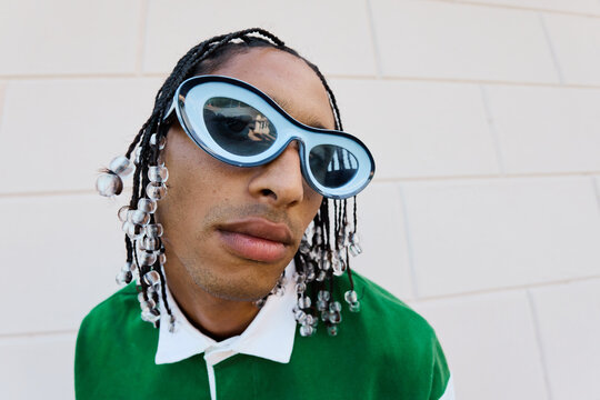 Bold Fashion Statement with Beaded Braids