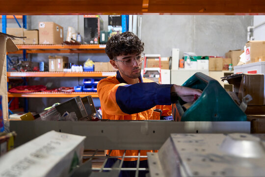 Apprenticeship in action at a warehouse supply center