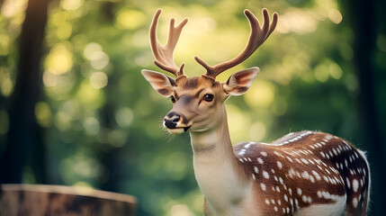Fototapeta premium deer in the woods