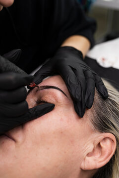 Professional Microblading Procedure for Eyebrow Enhancement