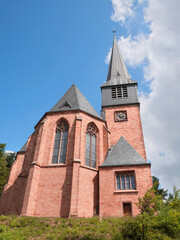 Fototapeta premium Valentinuskirche (St. Valentine's Church) during a summer season in Hohenecken near Kaiserslautern, Germany