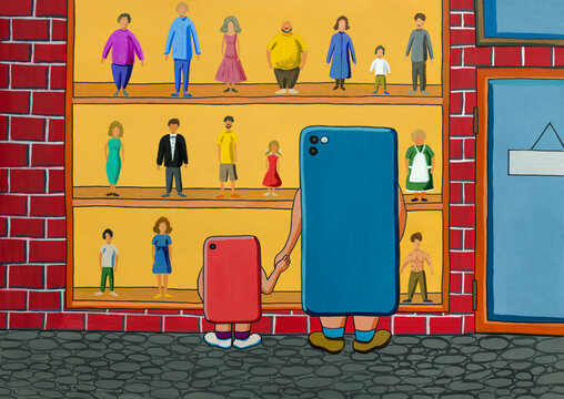 Phones Choosing Humans