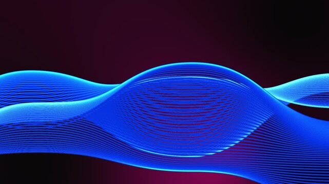 abstract blue wave background