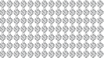 monochrome line geometric tile seamless pattern background vector design
