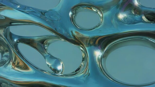 chrome abstract structured 4k HDR