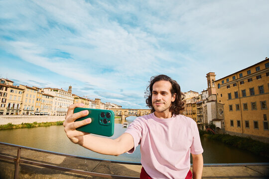 Selfie by Ponte Vecchio in Florence