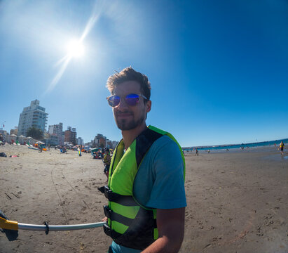 Walking on the beach UGC