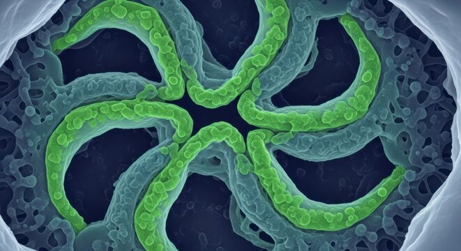 Feline Renal Podocyte Filtration Slit Structure Ion-Abrasion Scanning Electron Micrograph The Foundation Of Kidney Function