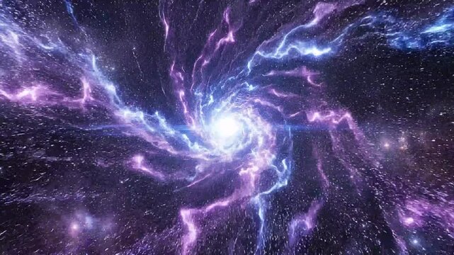 Cosmic Energy V Swirling in a Vibrant Galaxy with Energy, Space, Stars, Nebula, and Light