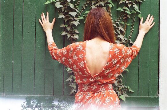 A Film Photo Taken With Mirror Effects
