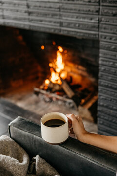 Sitting by the fire
