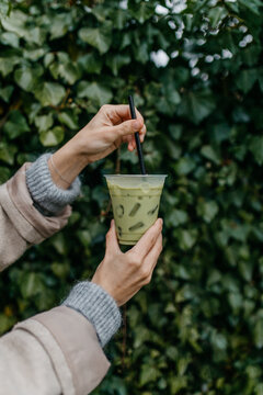 Iced Matcha to go