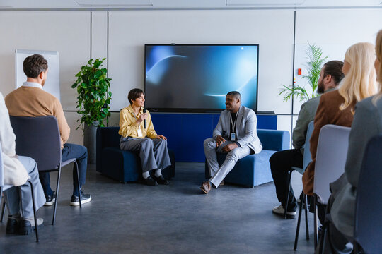 Business conference in the office