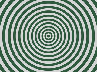 Obraz premium Hypnotic green and white concentric circles creating a stunning psychedelic pattern