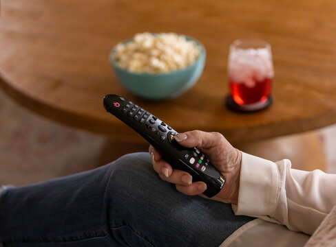 Hand  tv remote control 