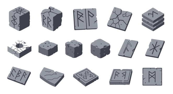 Ancient Runes Stones for Divination Purposes.