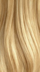 Fototapeta premium Close-up of Blonde Hair with Subtle Highlights