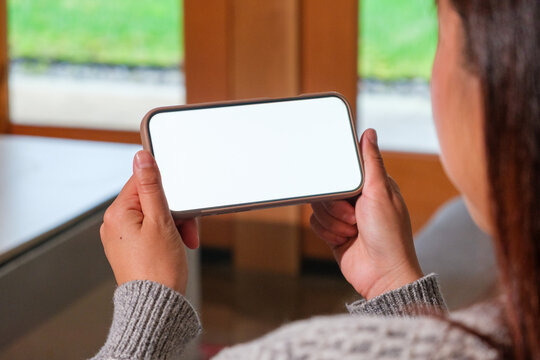 mobile phone screen isolated
