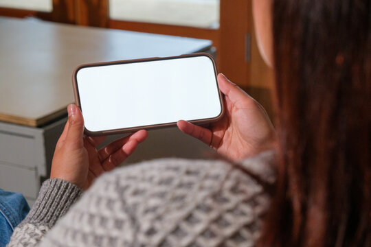 mobile phone screen isolated