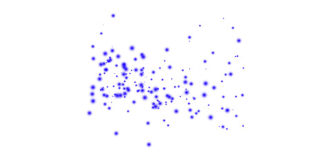 Fototapeta premium Glowing blue particles dance in dark space abstract energy digital light cosmic dust bokeh effect ethereal glow mystic