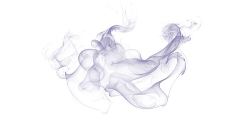 Ethereal purple smoke swirls against black abstract fluid dynamics wispy vapor texture mysterious cloud form artful