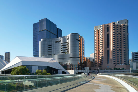 Modern architecture highlights urban landscape in Adelaide SA