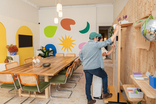 Engaged teamwork and brainstorming moments captured.